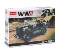 Конструктор "Военный джип" (112 дет.)