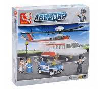 Конструктор "Вертолет" (259 дет.)