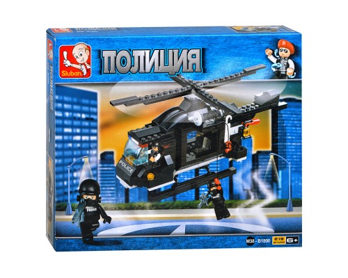 Конструктор "Вертолет с фигурками" (219 дет.)