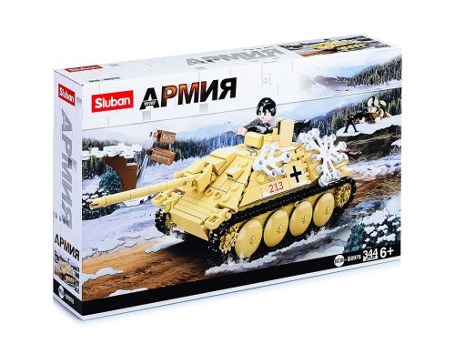 Конструктор "Гусеничный танк" (344 дет.)