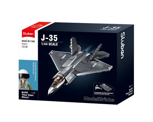 Конструктор "Истребитель J-35" (838 дет.)