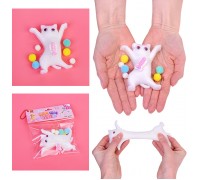 Игрушка -антистресс "Белая кошечка"