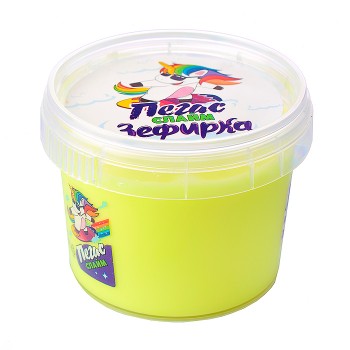 Слайм Зефирка, 100 гр., желтый