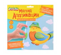 Аппликация мягкая ЭВА "Птичка" 20х20см.