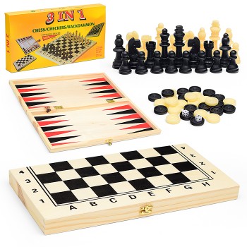 Игра 3 в 1 "Шахматы, шашки,нарды"