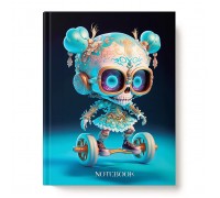 Книжка записная А6 80л. "Скелетон"