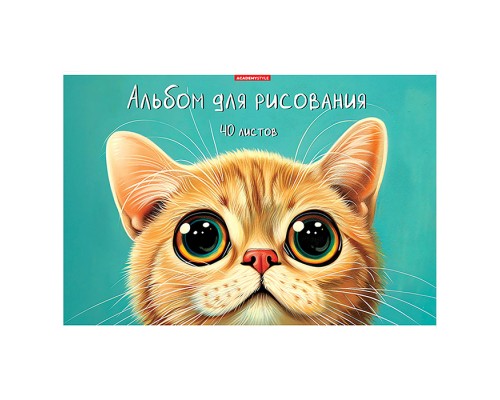 Альбом для рисования 40л А4 "Пучеглазик"