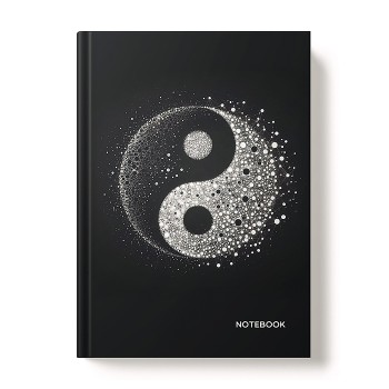 Книжка записная А5 128л "Инь и ян"