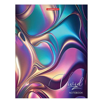Книжка записная А5+ 64л софт-тач лам "Градиент"