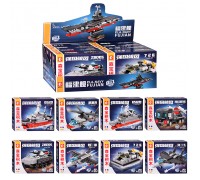 Конструктор "Военный транспорт" в коробке