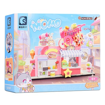 Конструктор "Магазин закусок Momoland MOMO" в коробке
