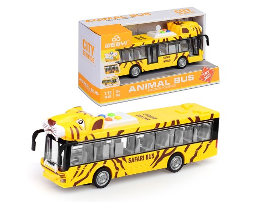Автобус "Тигр" 1:16 (свет, звук) в коробке