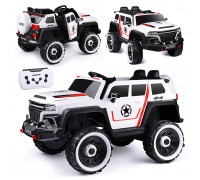 Электромобиль "Бархан" 12V7A с полным приводом, белый