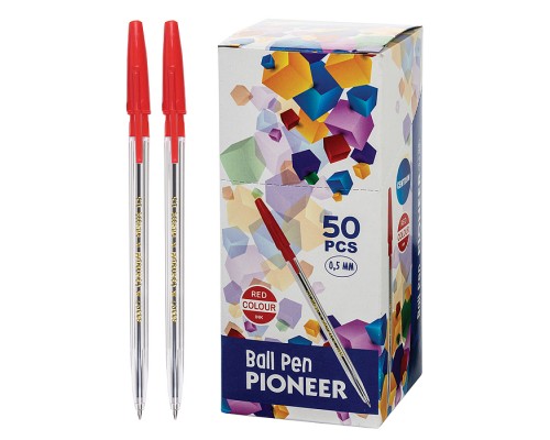 Ручка PIONEER красная Centrum-0,5 мм