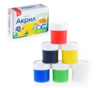 Краски акриловые 6 цв. по 20 мл Классика