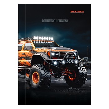 Записная книжка А7 64л. "Большие колеса"