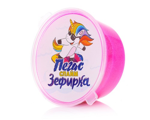 Слайм Зефирка, маджента 50 гр.