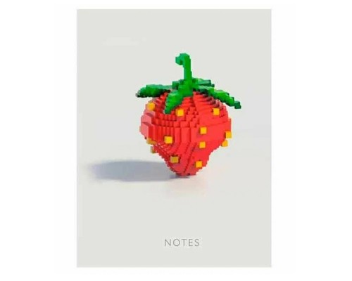 Книги для записей А6 "Strawberry" (110х145), 64л. 7БЦ, глянцевая ламинация