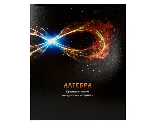Тетрадь 48л. клетка Алгебра "Магия предмета" стандарт, хол ф.,твин-лак