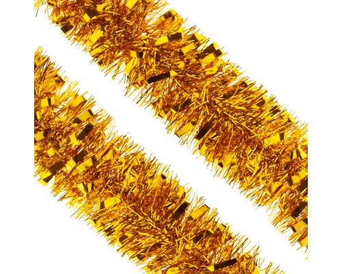 Мишура (10см*2м) золотая