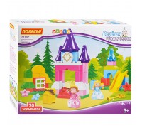 Конструктор "Макси" - "Весёлая принцесса" (70 элементов) (в коробке)