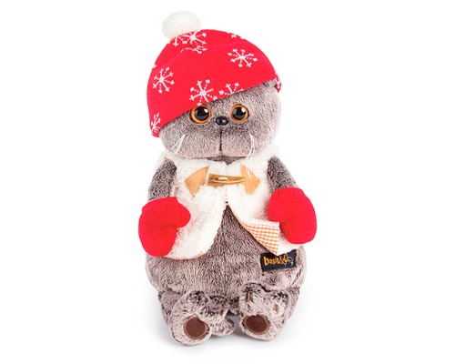 Кот Басик в варежках