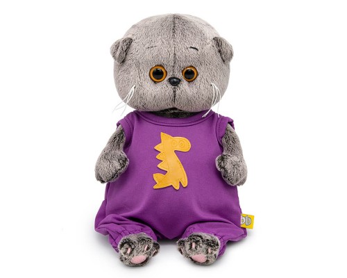Кот Басик BABY в комбинезоне с драконом