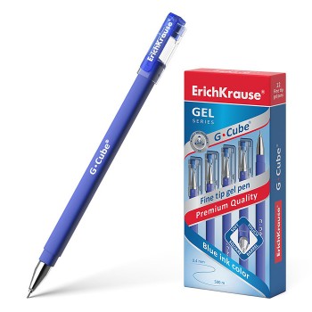 Ручка гелевая синяя  G-Cube®,