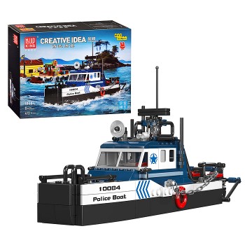 Конструктор "Полицейский борт" (413 дет.) в коробке