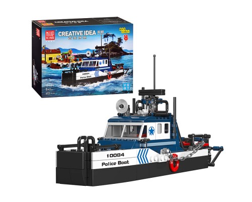 Конструктор "Полицейский борт" (413 дет.) в коробке