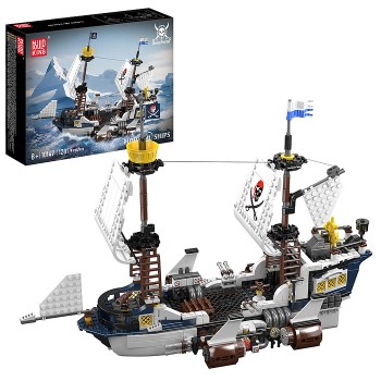 Конструктор "Пиратский корабль"(1281 дет.) в коробке