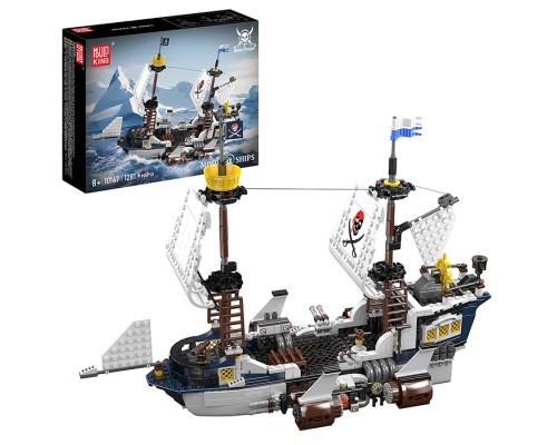 Конструктор "Пиратский корабль"(1281 дет.) в коробке