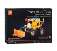 Конструктор металлический "Бульдозер" (138 дет.) в коробке