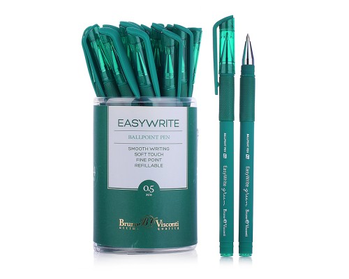 Ручка "EasyWrite.Green" шариковая 0.5 мм, зеленая