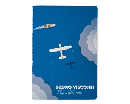 Блокнот-тетрадь 40л. клетка "Fly with me"