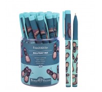 Ручка "FreshWrite. Boots. Зеленые ботинки", шариковая 0.7 мм, синяя
