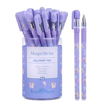 Ручка "MagicWrite. Обнимашки. Мышки" шариковая, 0.5 мм, синяя