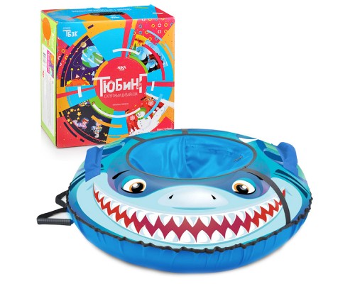 Игрушка. Тюбинг с круговым дизайном 70см (с акулой)