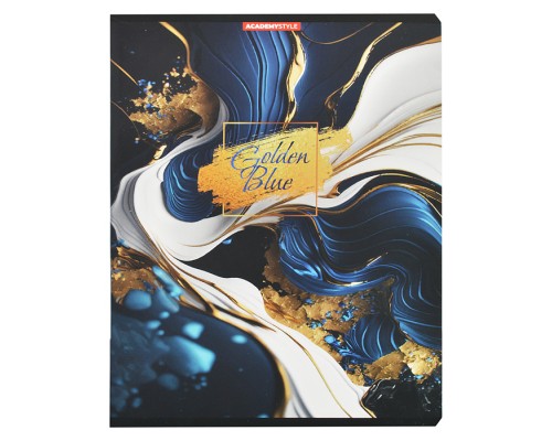 Тетрадь 96л., клетка "Golden Blue"