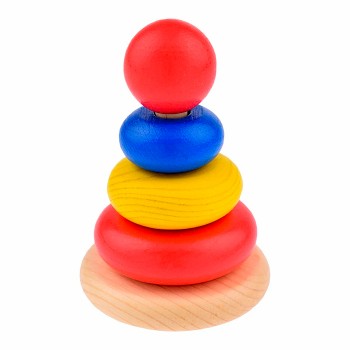 Развивающий набор "Пирамидка" 5 деталей Развивающий набор "Пирамидка" 5 деталей