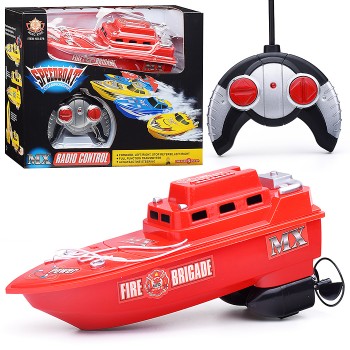Катер "Пожарная бригада" р/у, 27MHz, в коробке