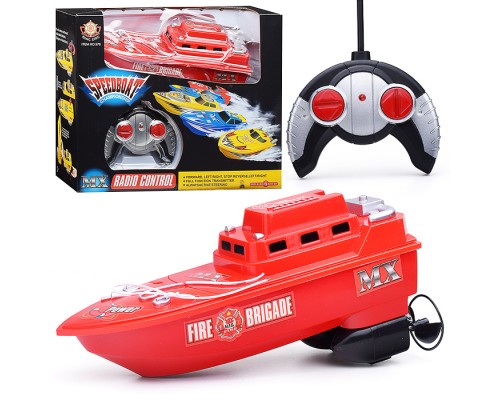 Катер "Пожарная бригада" р/у, 27MHz, в коробке