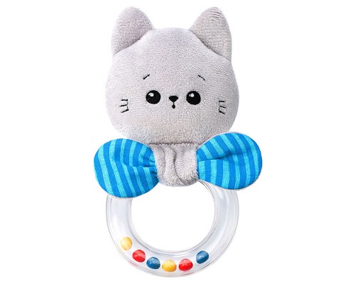 Игрушка погремушка колечко (Котёнок Кекс)