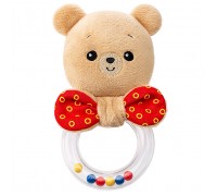 Игрушка погремушка колечко "Мишка Барни"