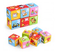 Игрушка кубики "Алфавит в картинках"