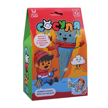 Моментальная кристаллизация "Сосуля" Моментальная кристаллизация "Сосуля"