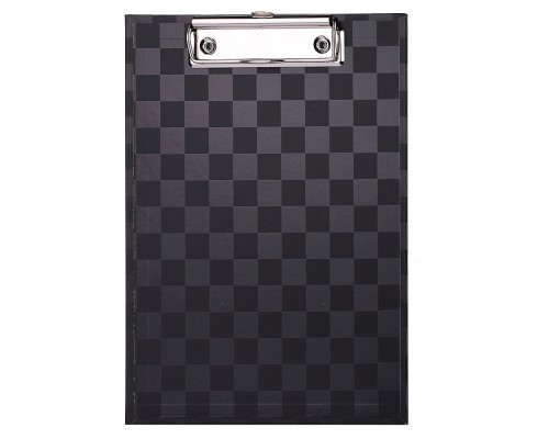 Клипборд "Total black" A5 (180x240 мм) картон толщина 2 мм, матовая ламинация,