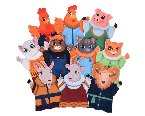Театр на руку печать "Кошкин дом"
