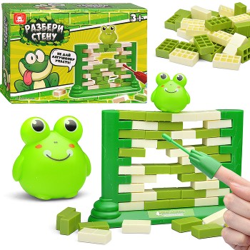 Игра настольная "Разбери стену" в коробке