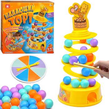 Игра настольная "Падающий торт" в коробке
